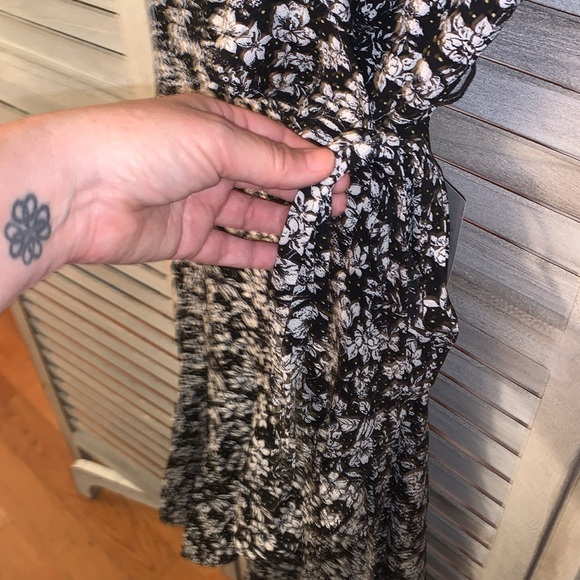 NWT Nordstrom’s Max Studio Floral Wrap High low Dress - Picture 4 of 5
